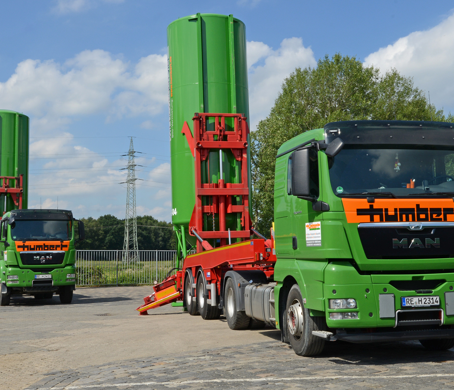 Humbert GmbH | Humbert GmbH – Erdbau, Transporte, Baustoff-Recycling, Silo-Transport / Silovermietung, Materialumschlag und Entsorgung